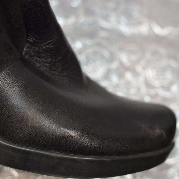 DANSKO Black Leather and Suede Booties SZ 39/8 NWOT - Picture 7 of 12